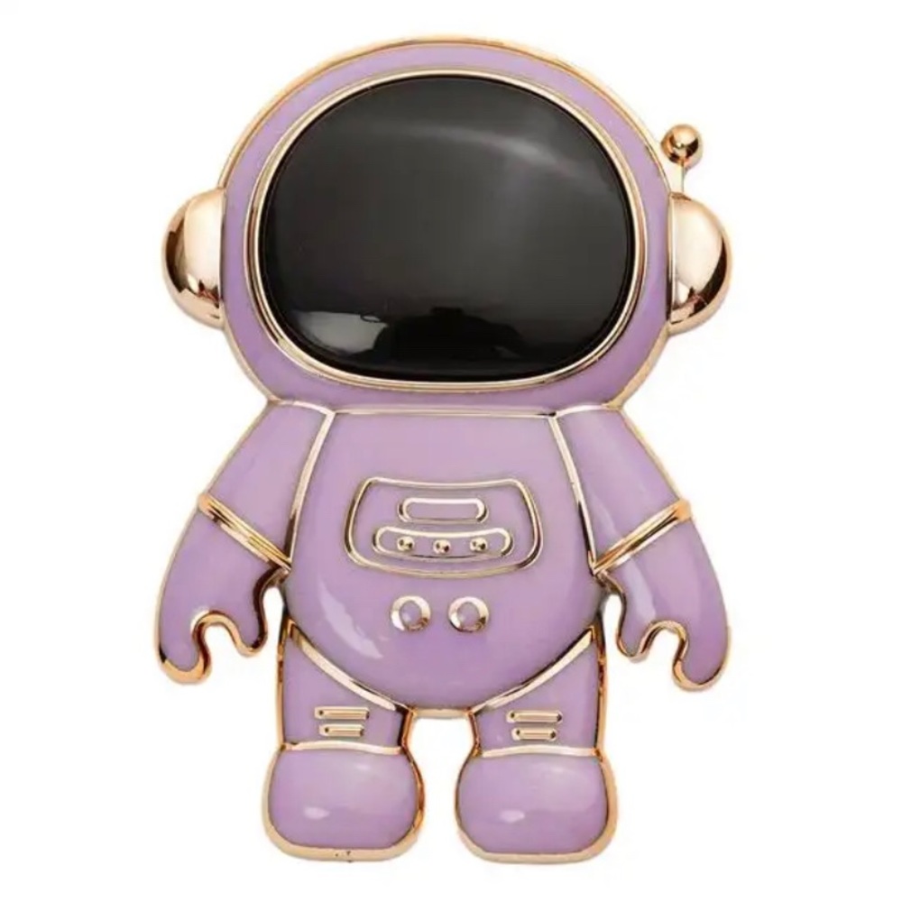 3/$35|Cute Purple Astronaut Hidden Stand Foldable Mobile Phone Mount
